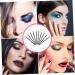 Baluue 10pcs Nose Shadow Brush Cream Blush Brush Eyeshadow Eye Makeup Applicator Black Artificial Fiber - Buy Online on GoSupps.com