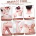 Fomiyes Wooden Massage Roller Stick Trigger Point Therapy & Back Relief 36x2.5cm - Buy Online on GoSupps.com