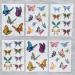 3D Butterfly Temporary Tattoos for women sexy 6 Pcs by Yesallwas Waterproof long lasting Fake Tattoos Stickers for sexy body tattoos 10.5cm x 14.8cm/4.13x5.82 inches (LxW) - Buy Online on GoSupps.com