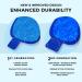 Gel Eye Mask for Relaxing & Cooling Relief - Helps with Puffy Eyes, Headaches, Dark Circles - Includes Bonus Silk Sleep Mask - Buy Online on GoSupps.com