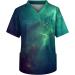 Buy Kasacks Men Care V-neck Pattern Print Short Sleeve Shirt | Lightweight & Comfortable 3XL Green Kasak Hirt - Perfect for Summer Leisure - Buy Online on GoSupps.com