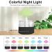 MIFXIN Cloud Rain Humidifier with 7 Colors LED Light and Aromatherapy Essential Oil Diffuser - Remote Control, Desk Fountain, Bedside Sleeping Relaxation - Black 2024 - Buy Online on GoSupps.com