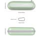 Travel Electric Toothbrush Case for Oral-B & Sonicare - Portable Hard Shell Storage (Green) | International Shipping - Buy Online on GoSupps.com