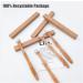 Mitbuty Tongue Cleaner - 4-Pack Bamboo Tongue Brushes for Adults | Remove Bad Breath Eco-Friendly Alternative to Stainless Steel Scrapers - Buy Online on GoSupps.com