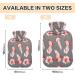 Cute Pink Axolotl Hot Water Bottle - 2L Plush Cover for Hand & Foot Warmer | Ideal Gift for All Ages - Marine Animal Winter Essential - Buy Online on GoSupps.com