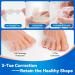 Adjustable Pinky Toe Separators - 2 Pairs Soft Spacers for Bunion Relief & Foot Comfort | International Shipping Available - Buy Online on GoSupps.com