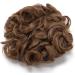 Drawstring Ponytail Clip in Comb Hair Extensions Chignon - Light Brown | Easy Up Do for Messy Curly Wavy Hair - Buy Online on GoSupps.com