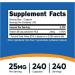 Nutricost Vitamin B6 25mg - 240 Capsules | Non-GMO, Gluten-Free, Vegetarian Friendly - Buy Online on GoSupps.com