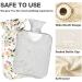 NAANLE Cute Cow Hot Water Bottle 1L Thermal Therapy for Pain Relief Bed Warming and Hand/Foot Warmer - Buy Online on GoSupps.com