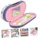 Gatuida Double-Layer Glasses Case Kit - Hard Shell Dual Eyewear Holder for Kids & Adults - Contact Lens & Sunglasses Storage - Compact Flocked Cloth 16.5x7x5.5cm - Buy Online on GoSupps.com