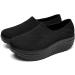 Shop Women's Fitness Shoes - Comfortable Barefoot Sneakers Flat Slippers & Diabetic Options in Black - Size 42 EU - Buy Online on GoSupps.com