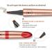 Eyebrow Pen Eyebrow Pencil with 4 Tip Create Natural Looking Brows Makeup Eyebrow Pen Eyebrow Pencil (Rose Gold) - Buy Online on GoSupps.com