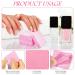 320 Pieces Lint-Free Nail Cotton Pads - Pink Nail Wipes for Gel Polish Removal | Premium Nail Cleaning Pads - Buy Online on GoSupps.com