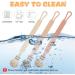 Silicone Dummy Clips Set - 3pcs Soother Chains with Adapter Ring for Baby Pacifiers - Orange - One-Piece Design - Gender Neutral Option for Boys and Girls - Buy Online on GoSupps.com