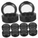 FOMIYES 10pcs box Organizer Pan Travel Blush for Diy Case Compact Makeup Empty Mirror Eyeshadow Plate