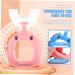 Shop Homsfou U-Shaped Children's Toothbrush - Complete Oral Care Tool for Kids | International Shipping - Buy Online on GoSupps.com