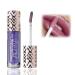 Newest Glitter Liquid Color Changing Lipsticks Diamond Black Long Lasting Moisturizing Non-sticky Fresh Texture Lip Oil Sparkling Glossy Liquid Lipstick Lip Gloss for Women (03)