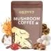 Organic Mushroom Coffee for Energy Focus Immunity & Digestion Instant Coffee & 6 Mushrooms: Cordyceps Reishi King Trumpet Shiitake Turkey Tail & Lion s Mane (6.35 Fl Oz (Pack of 1) Medium Roast) (6.35 Fl Oz (Pack o
