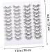 VINTORKY 20 Pairs artificial false eyelashes girl cosmetics Makeup lashes beauty kit eyelash tool grooming kit Girl Eyelashes Natural Realistic Fake Lashes Girl Makeup Eyelashes manual set - Buy Online on GoSupps.com