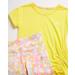 RBX Girls' Activewear Set - Short Sleeve T-Shirt and Capri Leggings (10-12) Limelight - Buy Online on GoSupps.com