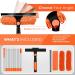 Mokasi Window Cleaning Squeegee Kit: 20+ Feet Reach 2 in 1 Window Washing Squeegee & Duster with 3 to 14 ft Spliceable Extension Pole - Window Cleaner Tool for Home Indoor Outdoor High Glass Washing Orange - Buy Online on GoSupps.com