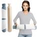 Homealexa Long Hot Water Bottle with Hand Pocket Cover 2L Large Rubber Hot Water Bottles with Zipper Cover Easy Take on/Off Extra Big Wearable Hot Water Bag for Relief Pain Waist Neck 5-Warm Pocket