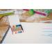 Kitpas Rice Bran Wax Art Crayons - 6 Colors | Kids 3+ | Window Art, Erasable, Water-Soluble | English Edition - Buy Online on GoSupps.com