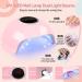 15ML Gel Nail Polish Kit with UV Light - Starter Kit with 24W LED Lamp, Glitter & Nude Colors, Matte Top Coat, Nail Art Rhinestones - DIY French Manicure Set - Buy Online on GoSupps.com