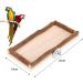 Buy Corner Seating Boards for Birds - 2-Set 10x20cm with Natural Wood Border | Ideal Cage Accessories for Budgies Canaries & Nymphensittich | Fastening Material Included - Buy Online on GoSupps.com