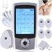 Delamiya Tens device rechargeable stimulus stimulation against pain with 16 training programs 20 intensity levels 2 channels and premium electrodes pads ems device for muscle relaxation pain relief