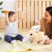 Woeau Rabbit Toy for Kids - Interactive Plush Bunny with Carrot, Sounds & Movements (Brown) - Buy Online on GoSupps.com