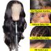 30 Inch Body Wave Lace Front Wig | Human Hair 13x4 HD Transparent Lace Frontal | Pre Plucked 180% Density | Glueless Wigs For Black Women | Natural Color - Buy Online on GoSupps.com
