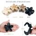 Luvearo 4pc Nonslip Matte Flower Hair Clips - Neutral Plumeria Claw Clips Variety Pack for Women - Buy Online on GoSupps.com
