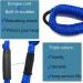 Bungee Dock Lines 4-5.5 ft Blue - Pack of 4 | Boat Shock Absorb Dock Tie Mooring Rope & Accessories - Buy Online on GoSupps.com