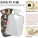 Funny Llama Hot Water Bottle with Cover - 1L BPA Free Pain Relief Bag for Cramps - International Shipping Available - Buy Online on GoSupps.com