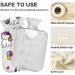 Unicorns Hot Water Bottle with Cover - 1L BPA Free | Small Pain Relief Bag for Back Pain & Hot/Cold Therapy - Buy Online on GoSupps.com