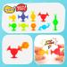 AIERRSON 48Pcs Suction Silicone Toys for Kids | Bath & Sensory Montessori Toys for 3-9 Year Olds | Building Toy Set for Stress Relief & Travel - Buy Online on GoSupps.com