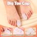 Nuanchu Toe Protectors 2 Pairs Big Protector with Holes Breathable Caps Soft Covers Pain Relief Support Guard Cushions for Missing Ingrown Hammer Toenail Corns Men Women Use Colors M Multicoloured - Buy Online on GoSupps.com