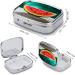 Watermelon Smiley Print Pill Box | 2 Compartment Portable Medicine Organizer - Ideal for Pocket & Purse - Buy Online on GoSupps.com