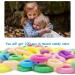 100pcs Multicolor Girl's Hair Elastic Bands | Baby/Toddler Hair Ties | Seamless Ponytail Holder & Bobbles | Tiny Rubber Bands for Girls - Buy Online on GoSupps.com