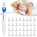 Early cleaner easy cleaning of ear wax Q Grips ear cleaner 360 spiral silicone ear cleaner ear wax removal with 32 replacement heads Cleaner EAR cleaner for children and adults
