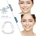 XLBHSH 5 Sets Cosmetic Veneers - Instant Perfect Smile for Dating & Work | Snap-On Teeth Braces (5 Upper & 5 Lower) with Box - Buy Online on GoSupps.com