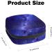 Blue Purple Starry Sky Sanitary Napkin Storage Bag for Women - Portable Period Kit with Zipper - Menstrual Cup Pouch for Girls and Ladies - Buy Online on GoSupps.com