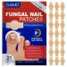 21pcs Patches D'Ongles Fongiques Nettoyage De Champignons D'Ongles Des Orteils Force Suppl Mentaire 8 Heures R Paration D'Ongles De Nuit Soins D'Ongles Sans Effort Et R Paration Pour Ongles Endommag