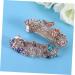 minkissy 4pc Metal Vintage Hair Barrettes Rhinestone Hair Barrettes Hair Barrettes for Girls French Hair Barrettes Rhinestone Hair Accessories Crystal Hair Claw Clip Issue Card Miss Fashion - Buy Online on GoSupps.com