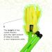 Juggle Dream Neo FlowerStick Set - Green/Yellow with Fiberglass Silicone Grip & Suede Fringes | International Shipping - Buy Online on GoSupps.com