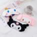 Cartoon Plush Sleep Eye Mask - 100% Blackout Night Blindfold for Women (White) - Buy Online on GoSupps.com