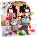 Shop Toyvian Baby Toys - Adorable Plush Crib Toys with Ring Bell for Infants - Size 1 - Buy Online on GoSupps.com