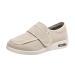Men s Double Extra Wide Slip Resistant Adjustable Straps Diabetic Shoes Elderly Diabetic Edema Shoes Swollen Feet Support Wide Walking Shoes for Pain Reliefa 9 Beige