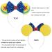 ChuangQi Mouse Ears Headband with Shiny Bow, Double-Sided Sequins, Yellow & Blue, for Birthday Party or Celebration (XC22) - Buy Online on GoSupps.com